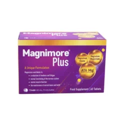 ماجنيمور بلس Magnimore Plus: يحتوي على المغنيسيوم 60 كبسولة