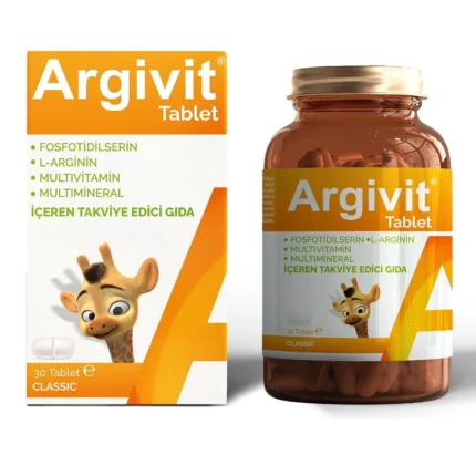 حبوب ارجيفيت Argivit Tablet فيتامينات متعددة لفتح الشهية ودعم النمو