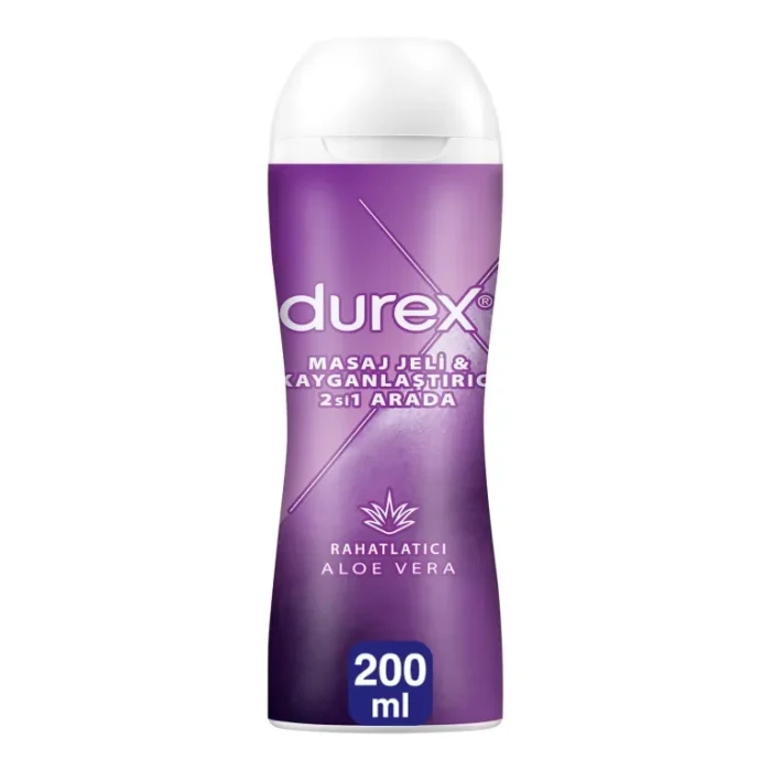 جل حميمي 2 × 1 مساج ومزلق من ديوركس Durex بخلاصة الصبار – 200 مل