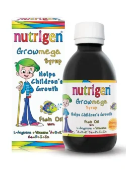 شراب فيتامين للطول: زيت السمك نيتروجين جروميجا Nutrigen Growmega