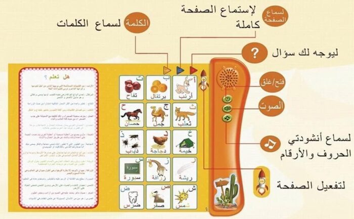 كتاب تعليمي للأطفال باللغة العربية، لتعلم الحروف والأرقام والألوان والأشكال، كتاب تفاعلي للكتابة والقراءة والسمع، ألعاب لمرحلة ما قبل المدرسة، قطعة واحدة من كاستويف