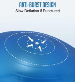 كرة سميكة مقاومة للانفجار لتمارين اللياقة البدنية والتوازن مع مضخة هواء من سكاي تاتش
