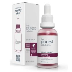 مصل تقشير وتجديد لون البشرة باللون الأحمر 30 مل بحمض Aha & Bha من the purest solutions