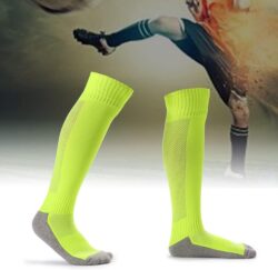 Arabest Men's Sport Soccer Socks, Anti Slip Non Slip Grip Pads for Football Basketball Sports Grip Socks, 2 Pair - One Size