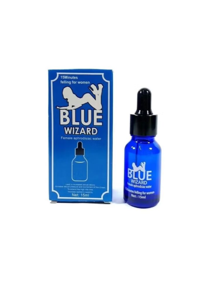 قطرة (بلو ويزارد - Blue Wizard) الأصلية الإثارة الأمريكية للنساء بأقل من 30 دقيقة